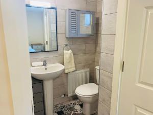 Ванная комната в Brand new 2 bedroom home overlooking Kenmare Bay Estuary