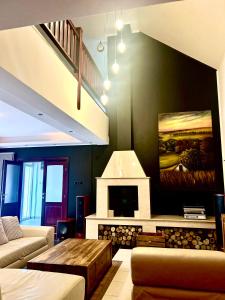 Posezení v ubytování Bikeaway Guesthouse