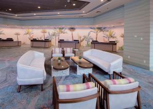 Uma área de estar em Caribe Royale Orlando