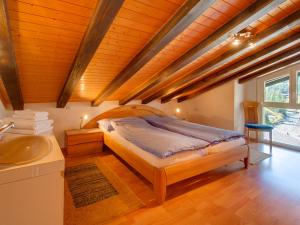 Postel nebo postele na pokoji v ubytování Haus Armina
