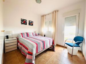 Postel nebo postele na pokoji v ubytování Casa Montesol Ayamonte