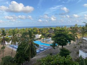 an aerial view of the pool at the resort at Julia Ocean View Villa in Ukunda