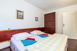 Postel nebo postele na pokoji v ubytování Selak Apartments