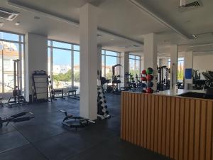 Fitness centrum a/nebo fitness zařízení v ubytování Orion