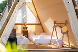 Cama o camas de una habitación en Kampaoh Tarifa