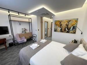 Letto o letti in una camera di Hotel NPL CODE