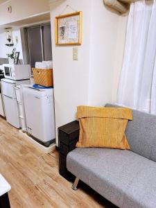 A cozinha ou kitchenette de 交通便利 山手線池袋駅 徒歩6分 東池袋駅徒歩3分 2~5人 エレベーター WIFI 新宿/渋谷/銀座/築地/浅草/原宿近い！