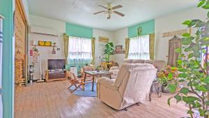Posezení v ubytování beach house Cg7p