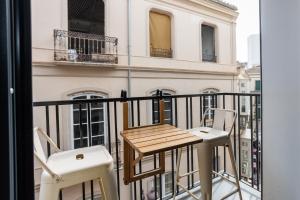 Balkón nebo terasa v ubytování Apartamentos 7 dreams