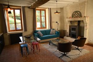 Posezení v ubytování une oasis dans le perche