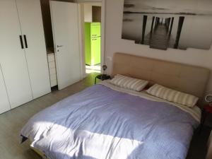 Postel nebo postele na pokoji v ubytování Delizioso trilocale Lodi città