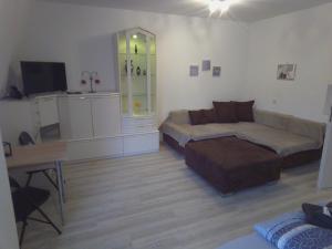 Un pat sau paturi într-o cameră la Apartment Preißelpöhl