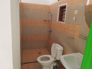 Koupelna v ubytování Spices Beach Studio Madirokely Nosy Be