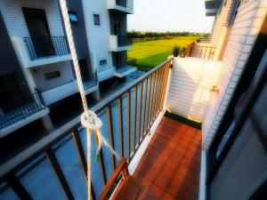 En balkong eller terrasse på 極簡旅行民宿 Simple Travel B&B