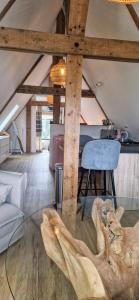 Posezení v ubytování LE LOFT
