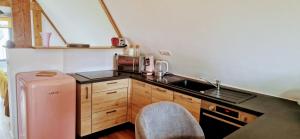 Kuchyň nebo kuchyňský kout v ubytování LE LOFT + 17 fotografií
