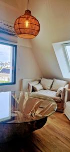 Posezení v ubytování LE LOFT