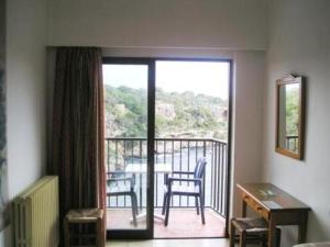 Balkon lub taras w obiekcie Hostal Can Jordi