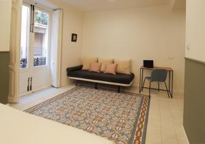 Posezení v ubytování VALOLA Boutique Rooms