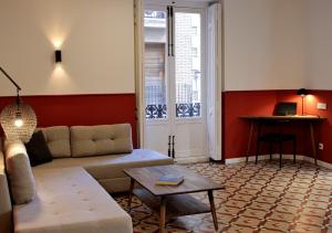Posezení v ubytování VALOLA Boutique Rooms