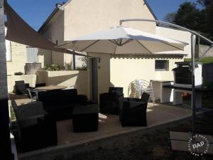 Patio nebo venkovní prostory v ubytování Ar vilin