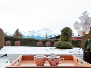 Cảnh núi rừng hoặc tầm nhìn ra núi từ căn hộ