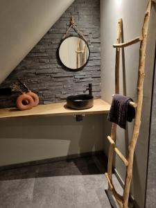 B&B in de Roos tesisinde bir banyo