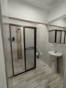 Kúpeľňa v ubytovaní Hostal El Mohan