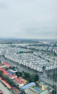 an aerial view of a city with white buildings at LAD Apartment & Homestay Hải Phòng - Hoàng Huy Grand Tower in Hai Phong