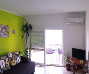 TV a/nebo společenská místnost v ubytování Apartments Mia