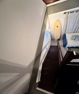Cama ou camas em um quarto em Flat Âncora Confortável Duplex a Beira mar