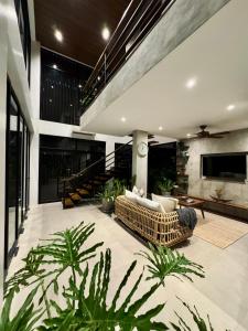 The lobby or reception area at El Nido Lio Inland Villa