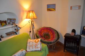 Posezení v ubytování La Casa Del Teix