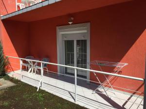 Balkón alebo terasa v ubytovaní Green Park Apartment