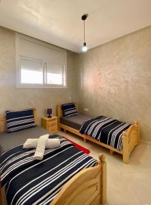 Säng eller sängar i ett rum på Surf guest house