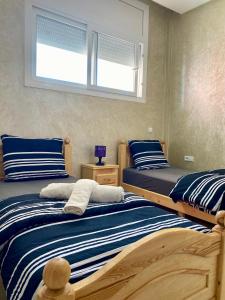 Ένα ή περισσότερα κρεβάτια σε δωμάτιο στο Surf guest house