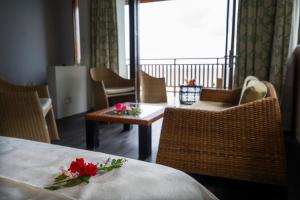 Area soggiorno di Sunbird Villas