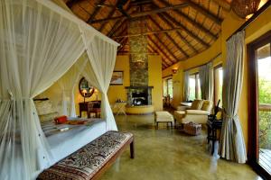 Posezení v ubytování Motswiri Private Safari Lodge
