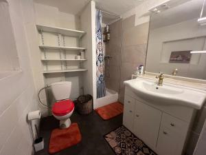 Ванная комната в Aux songes d'Elise