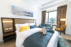 Χώρος καθιστικού στο Savoy Hotel Mactan