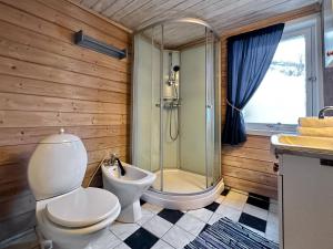 Koupelna v ubytování Lofoten Troll Point