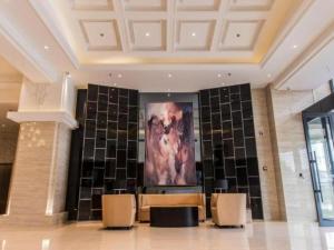 Lobbyn eller receptionsområdet på Jinjiang Inn Select Hohhot Chengjisihan Square Metro Station