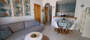 Posezení v ubytování Bungalow Casa de Pablo