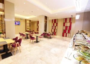 Restoran ili drugo mesto za obedovanje u objektu Lavande Hotels·Mudanjiang People's Park