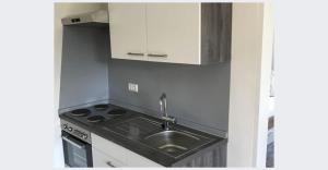 Eldhús eða eldhúskrókur á Workers Castle Apartments für die besten Monteure