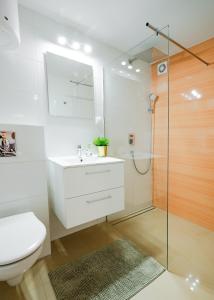 Łazienka w obiekcie DOMKI LAURA sauna & gorąca balia