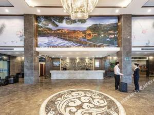 Lobbyen eller receptionen på Vienna Classic Hotel Fujian Nanjing