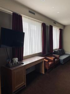 TV a/nebo společenská místnost v ubytování HOTEL BORNEM