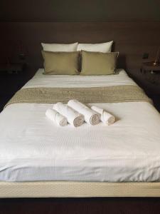 Postel nebo postele na pokoji v ubytování HOTEL BORNEM
