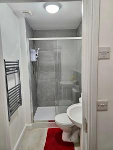 Great Value Bath Street Ilkeston Apartment tesisinde bir banyo